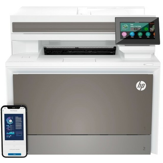 МФУ лазерный HP Color LaserJet Pro 4303fdw (5HH67A), белый