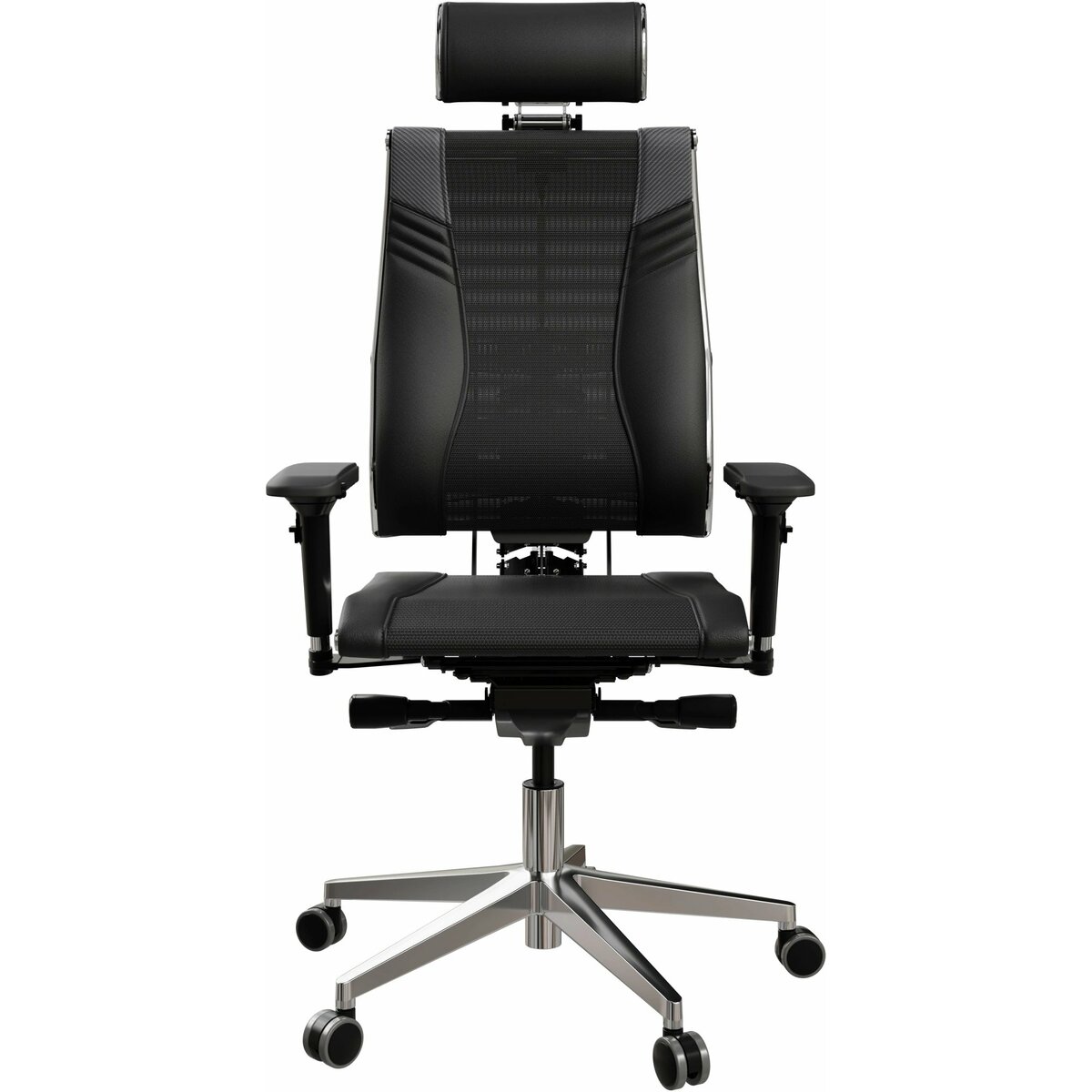 Кресло руководителя эргономичное Метта Yoga 4DT B2-15D - YM93+Infinity+carbon, черный 