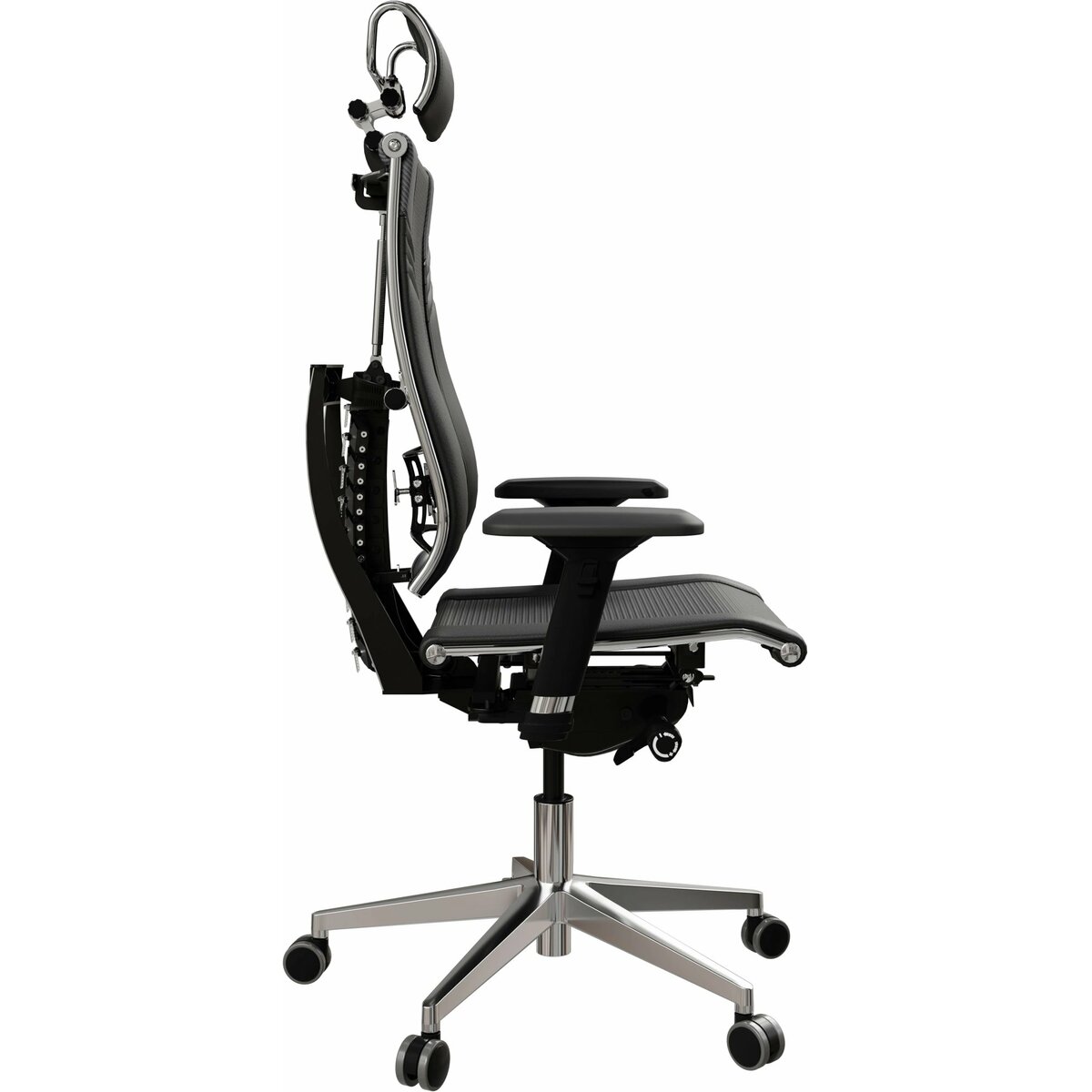 Кресло руководителя эргономичное Метта Yoga 4DT B2-15D - YM93+Infinity+carbon, черный 