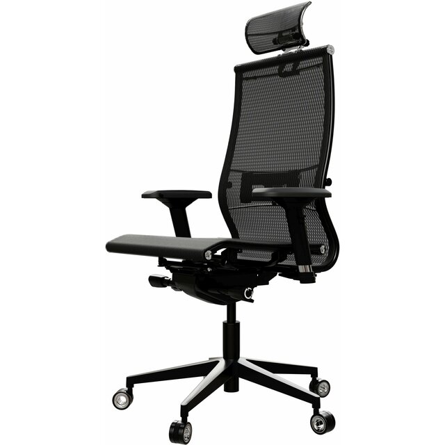 Кресло Метта Samurai Black Edition new, черный 