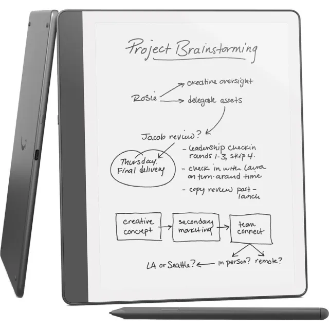 Электронная книга Amazon Kindle Scribe 64Gb with Premium Pen (Цвет: Tungsten)