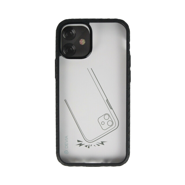 Чехол-накладка Devia Shark4 ShockProof case для смартфона iPhone 12 mini, черный