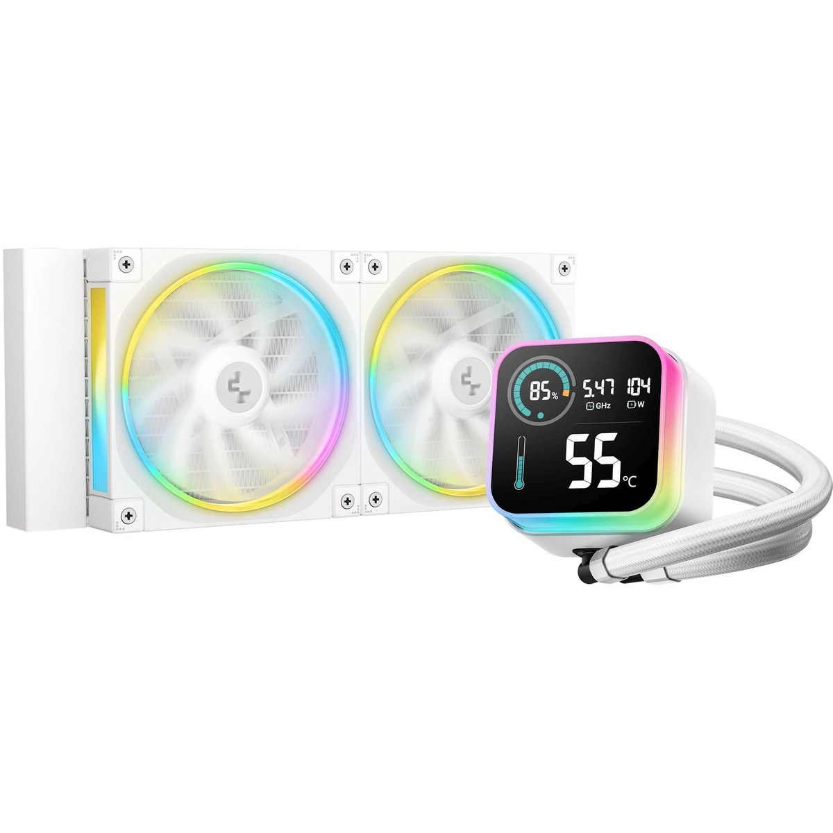 Система водяного охлаждения Deepcool LQ240 Wh ARGB