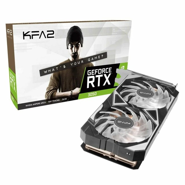 Видеокарта KFA2 GeForce RTX 3050 X BLACK 8GB