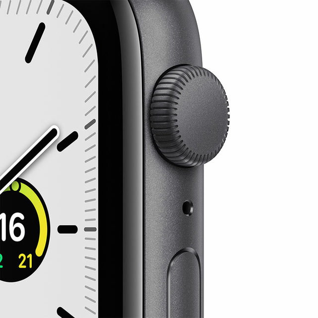 Умные часы Apple Watch SE 40mm Aluminum Case with Sport Band (Цвет: Space Gray/Midnight)