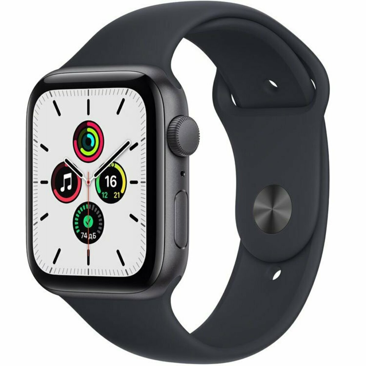 Умные часы Apple Watch SE 40mm Aluminum Case with Sport Band (Цвет: Space Gray/Midnight)