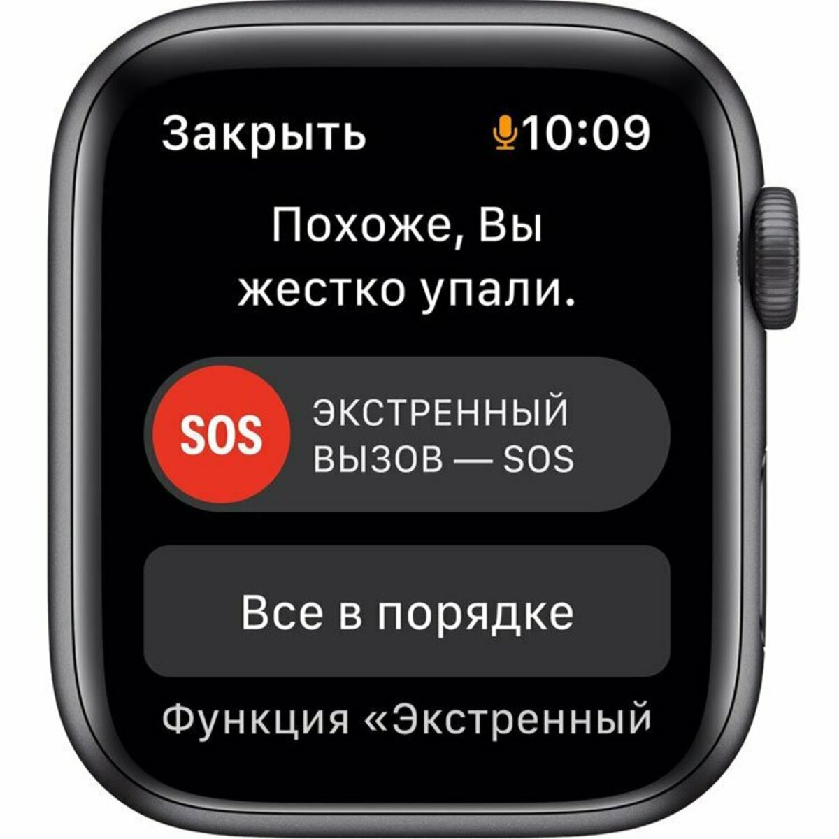 Умные часы Apple Watch SE 40mm Aluminum Case with Sport Band (Цвет: Space Gray/Midnight)