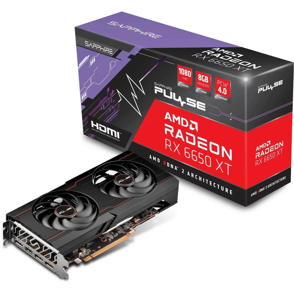 Видеокарта Sapphire Radeon RX 6650XT GAMING OC 8Gb (11319-07-20G)