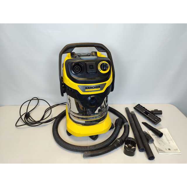 Строительный пылесос Karcher WD 5 P S V-25 / 5 / 22 (Цвет: Yellow)