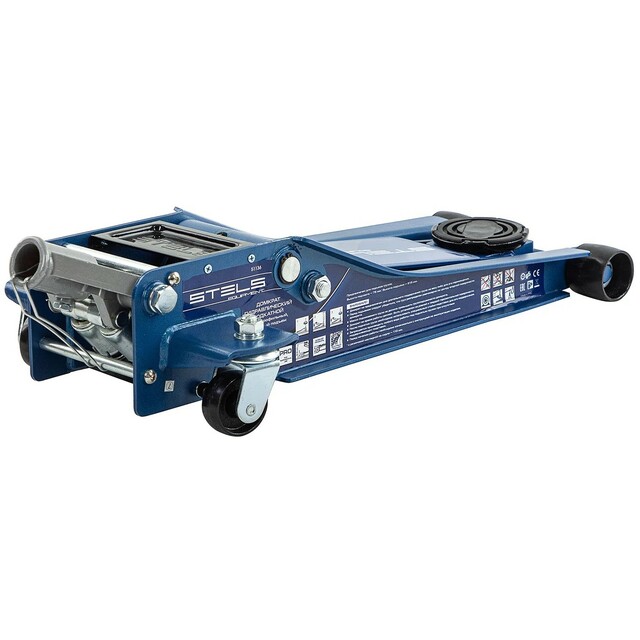 Домкрат гидравлический подкатной Stels Equpment 51136 (Цвет: Blue)
