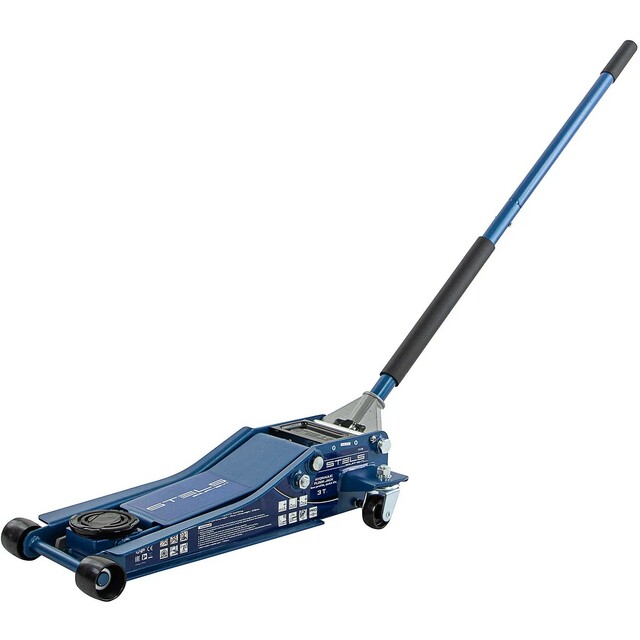 Домкрат гидравлический подкатной Stels Equpment 51136 (Цвет: Blue)