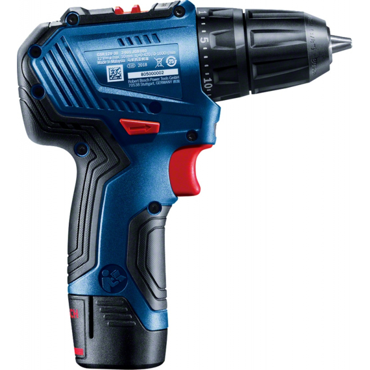 Дрель-шуруповерт Bosch GSR 12V-30 (Цвет: Blue)