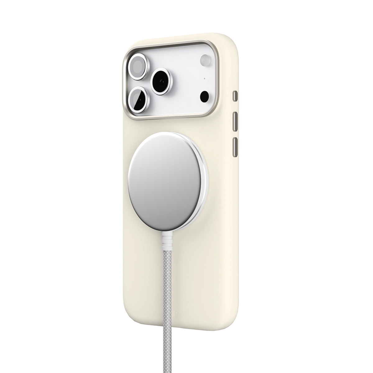 Чехол-накладка VLP Aster Pro Case with MagSafe для смартфона Apple iPhone 17 Pro Max (Цвет: White)