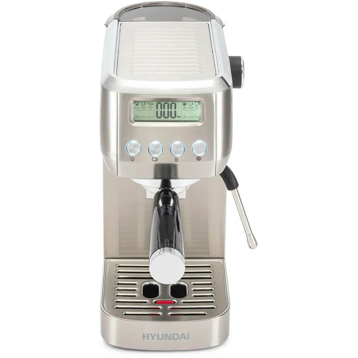 Кофеварка рожковая Hyundai HEM-9990 (Цвет: Silver)