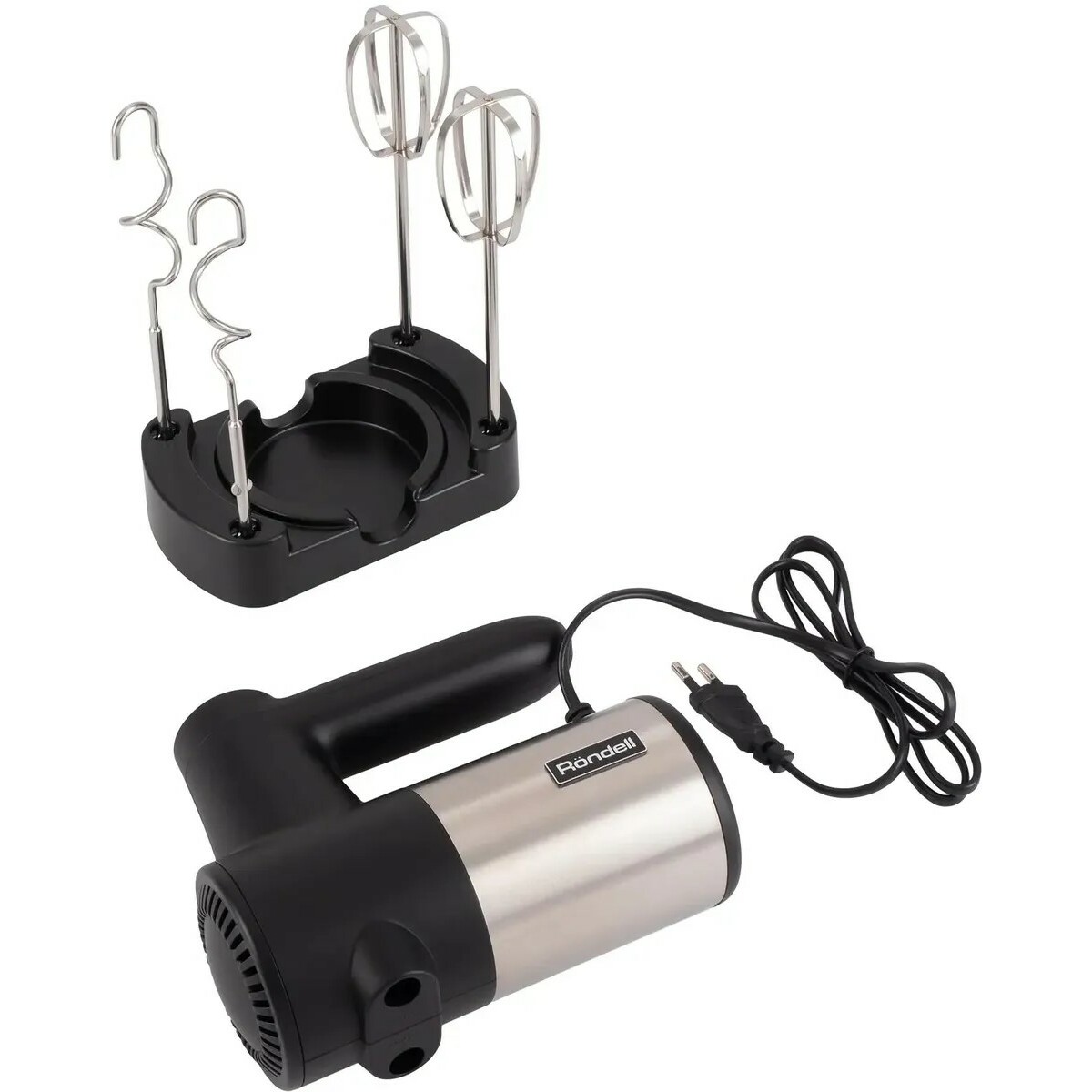 Миксер ручной Rondell RDE-1354 (Цвет: Black/Silver)