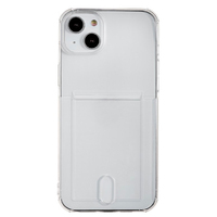 Чехол-накладка Rocket Clear Plus с отделением для карты для смартфона Apple iPhone 14 Plus (Цвет: Crystal Clear)