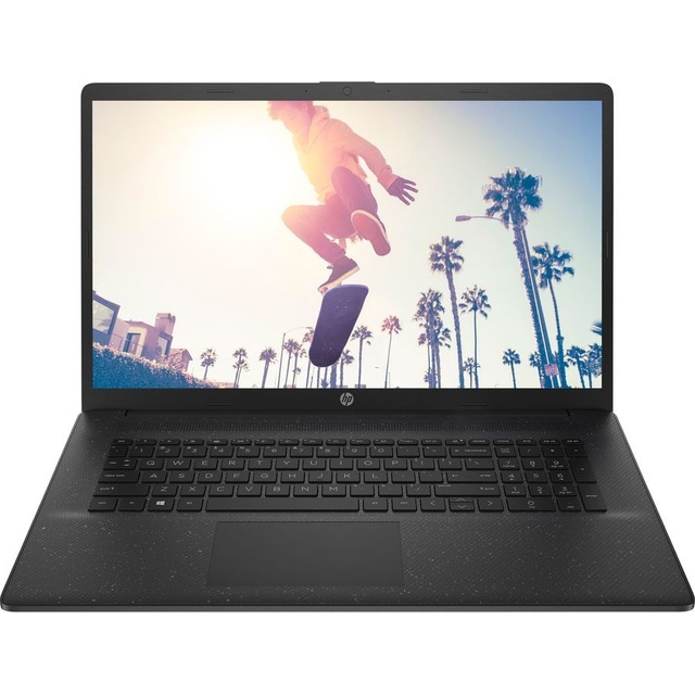 Ноутбук HP 17-cp0070ur Ryzen 3 3250U 4Gb SSD256Gb AMD Radeon 17.3 SVA HD+ (1600x900) Free DOS 3.0 black WiFi BT Cam