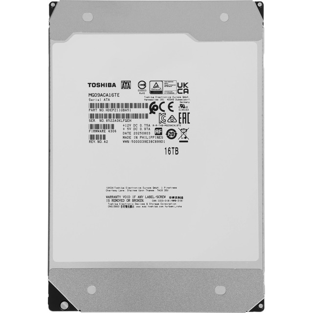 Жесткий диск Toshiba SATA-III 16TB MG09ACA16TE Жесткий диск Toshiba SATA-III 16TB MG09ACA16TE