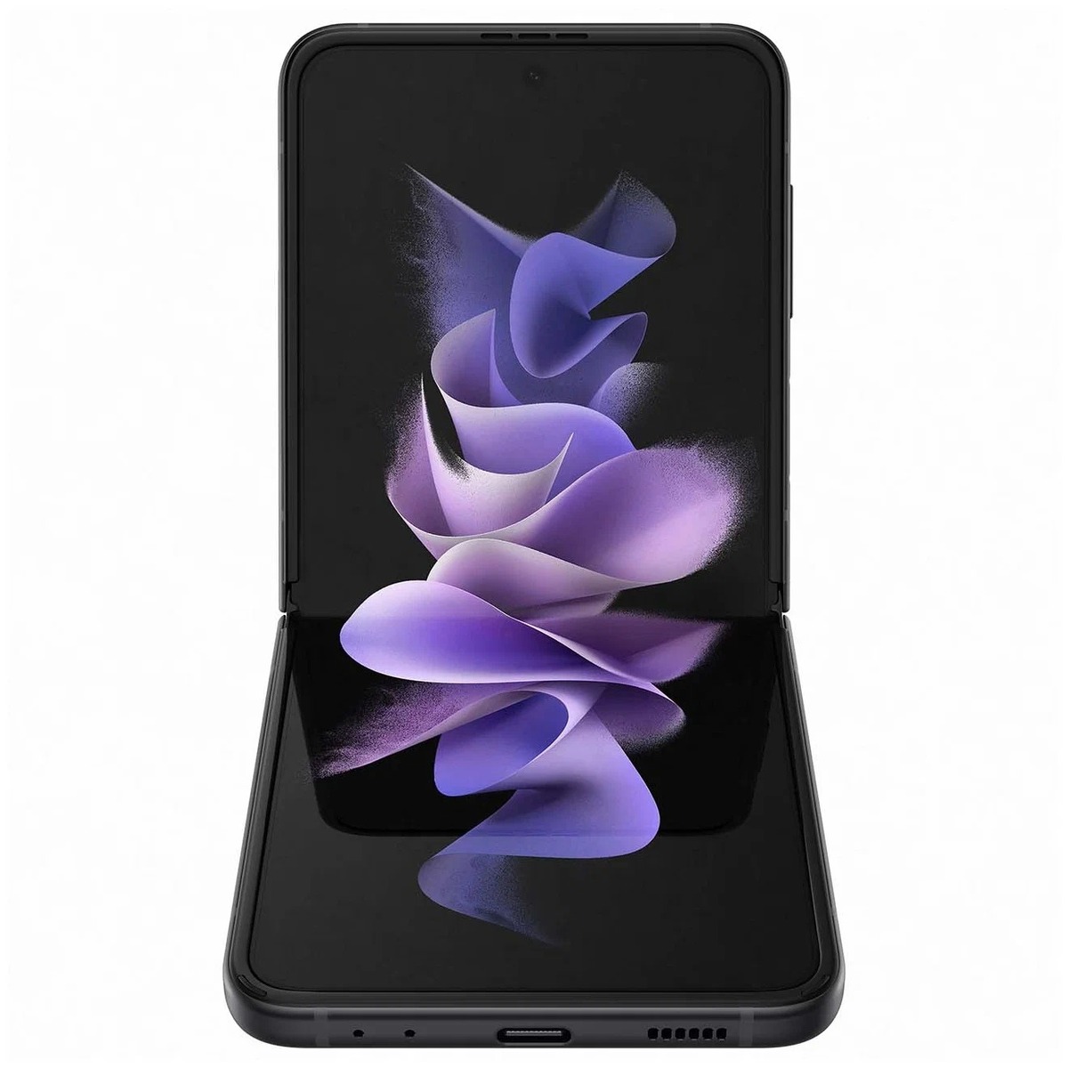 Смартфон Samsung Galaxy Z Flip3 8 / 256Gb (Цвет: Phantom Black)