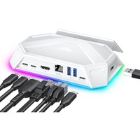 Док-станция JSAUX 8-Port RGB, белый