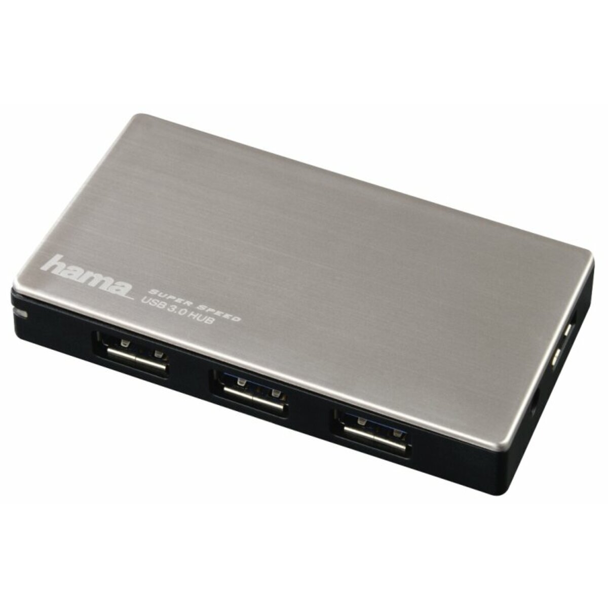 Разветвитель USB 3.0 Hama UltraActive (Цвет: Silver)