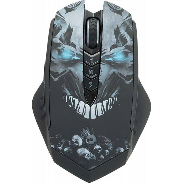Беспроводная мышь A4 Bloody R8 metal feet Skull design (Цвет: Black)