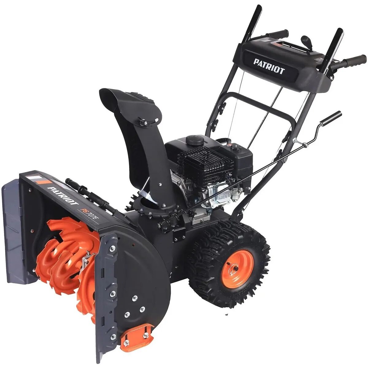 Снегоуборщик бензиновый Patriot PS 707 E (Цвет: Black/Orange)
