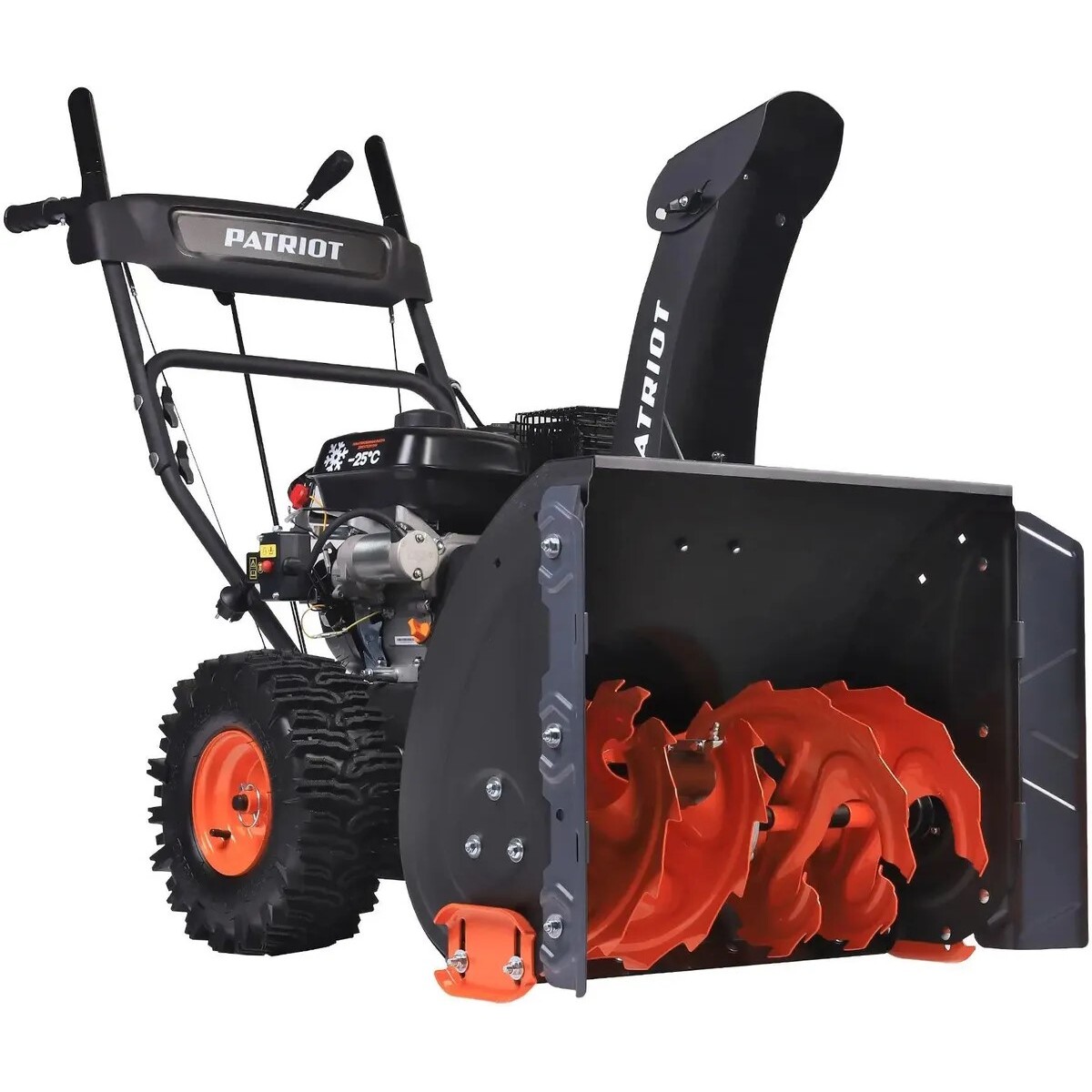 Снегоуборщик бензиновый Patriot PS 707 E (Цвет: Black/Orange)
