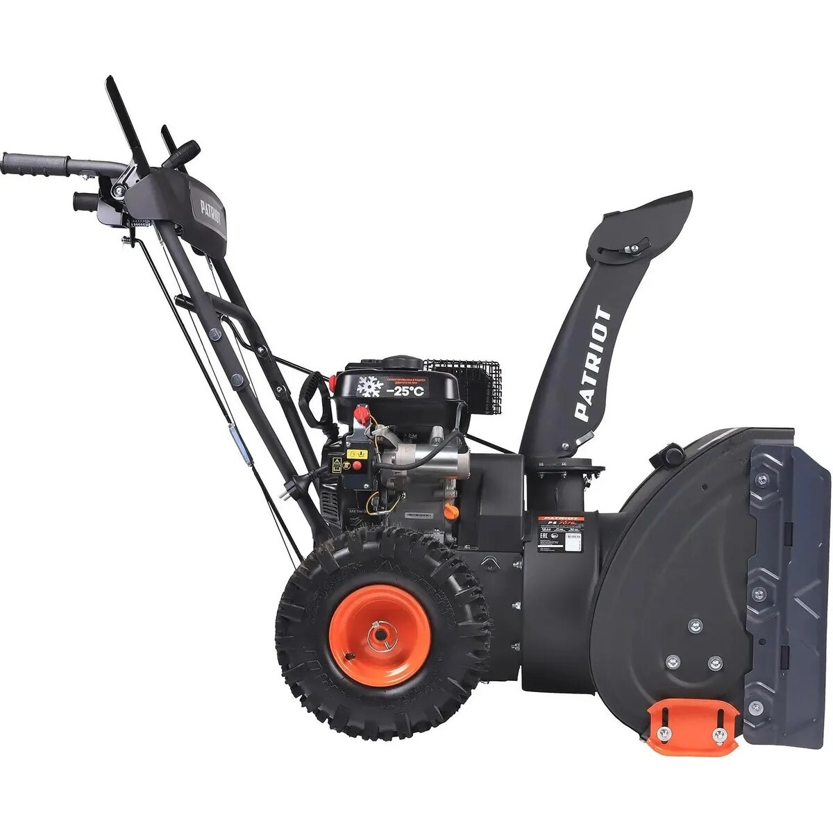 Снегоуборщик бензиновый Patriot PS 707 E (Цвет: Black/Orange)