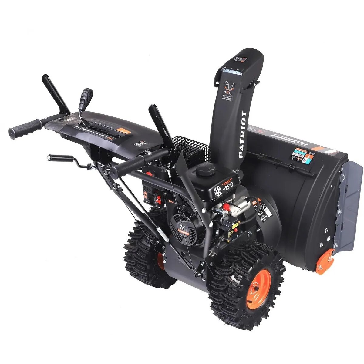 Снегоуборщик бензиновый Patriot PS 707 E (Цвет: Black/Orange)