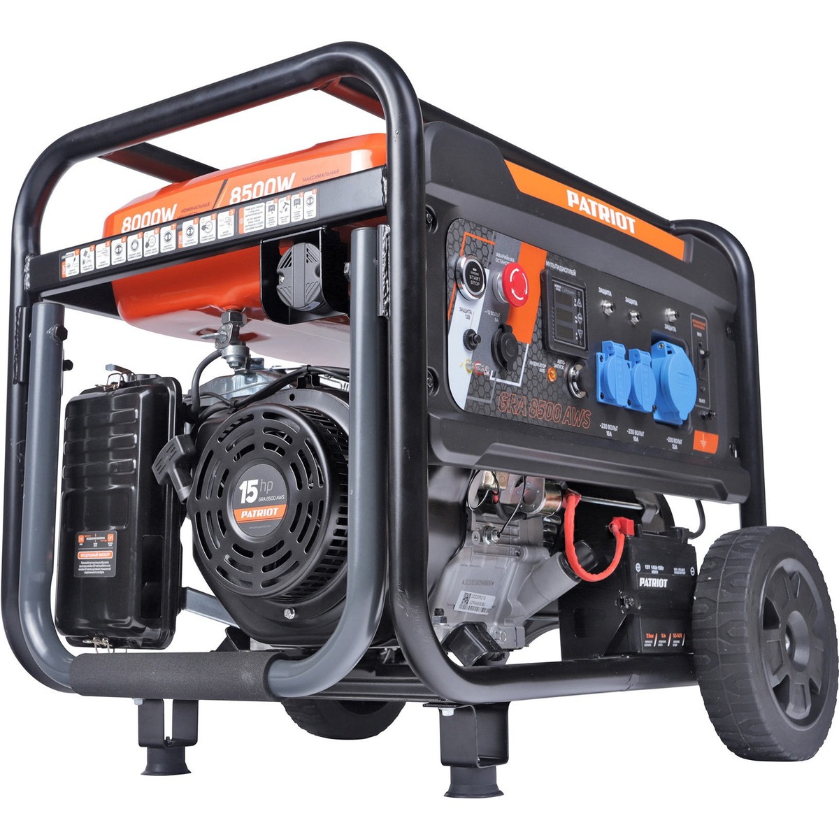 Генератор Patriot GRA 8500AWS (Цвет: Orange)