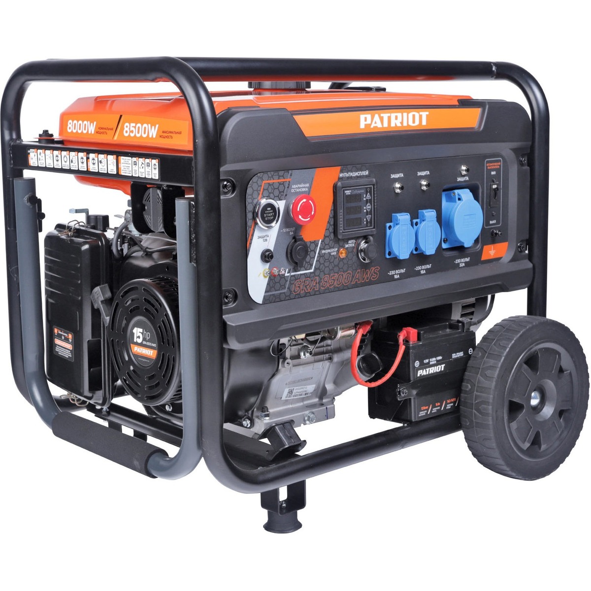 Генератор Patriot GRA 8500AWS (Цвет: Orange)