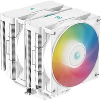 Устройство охлаждения(кулер) Deepcool AG620 Digital Wh ARGB Soc-AM5/AM4/1151/1200/2066/1700 4-pin Al+Cu 260W 1370gr LED Ret