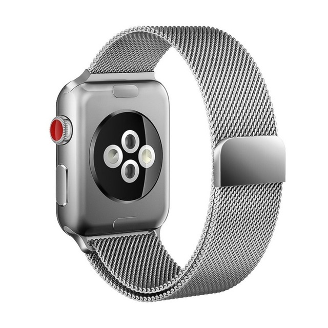 Ремешок стальной Devia Elegant Series Milanese Loop для Apple Watch 42/44 mm (Цвет: Silver)