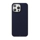 Чехол-накладка VLP Kevlar Сase with MagSafe для смартфона iPhone 16 Pro (Цвет: Dark Blue)