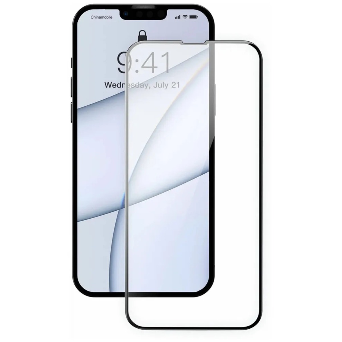 Защитное стекло Devia Star Full Tempered Glass для смартфона iPhone 13 / 13 Pro (Цвет: Black)