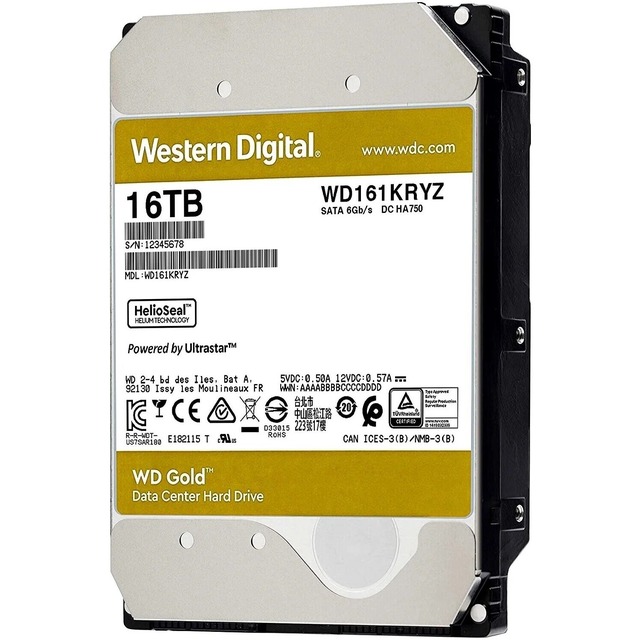 Жесткий диск Western Digital GOLD SATA 16TB WD161KRYZ