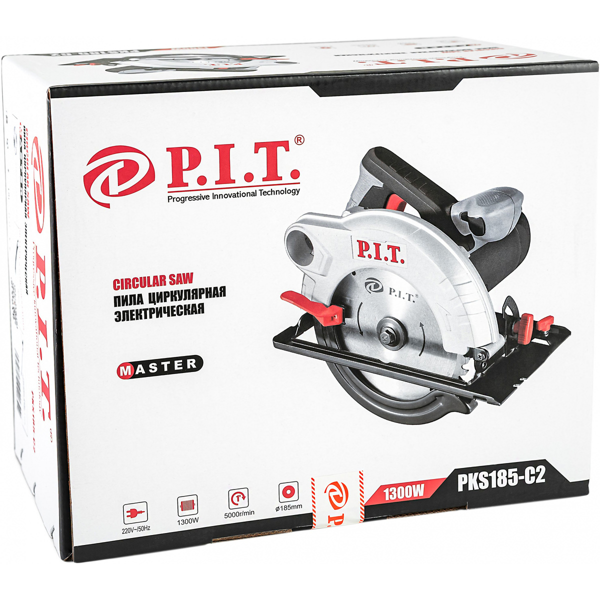 Циркулярная пила P.I.T. PKS185-C2 (Цвет: Black)