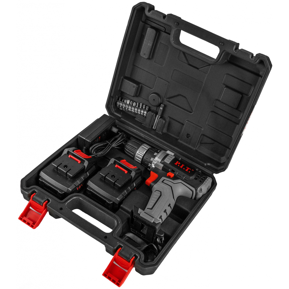 Дрель-шуруповерт P.I.T. PSR 14.4-D1 (Цвет: Black / Gray)