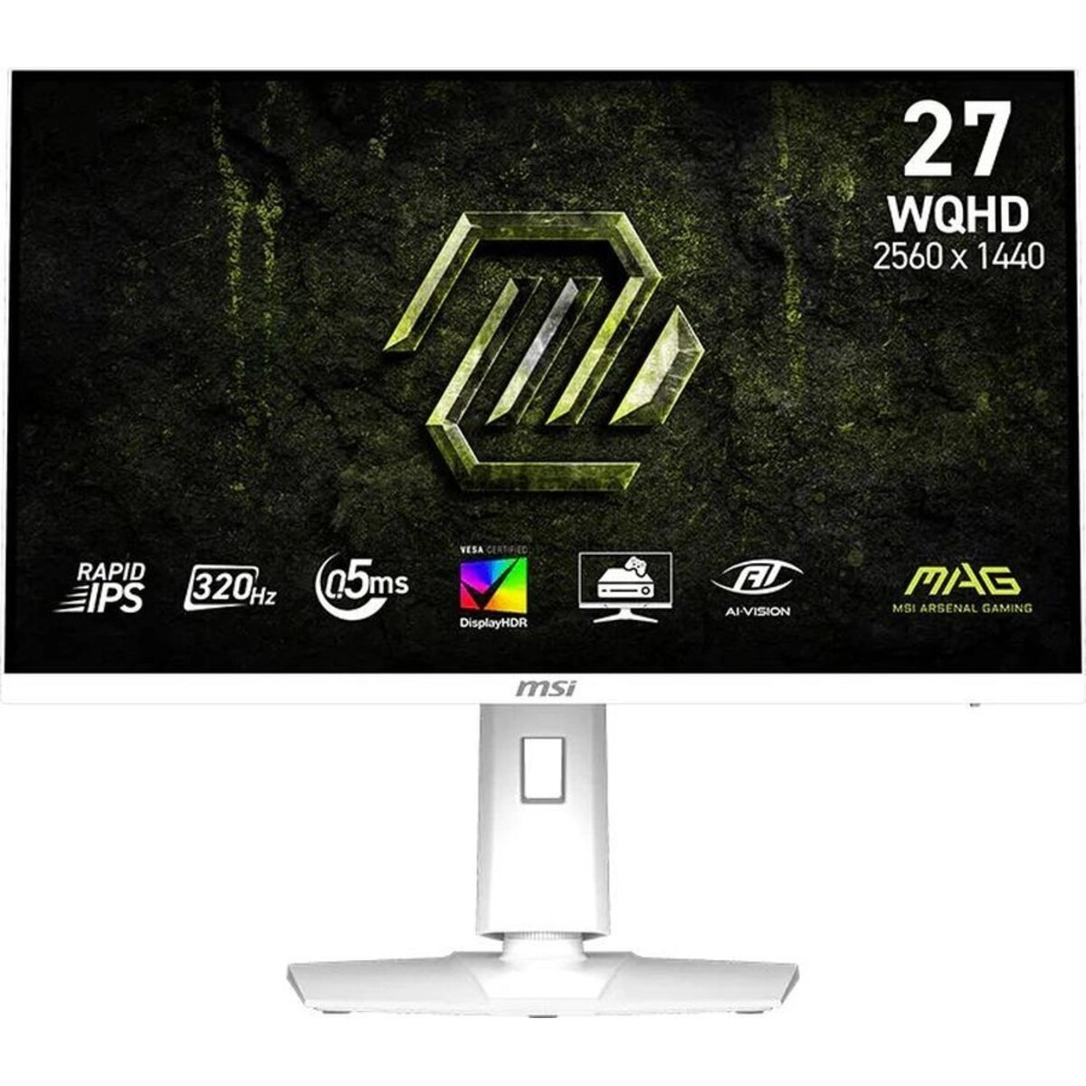 Монитор MSI 27" Mag 274QRFW X32, белый