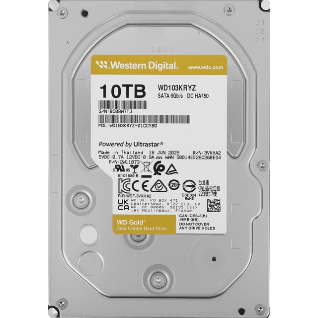 Жесткий диск WD SATA-III 10TB WD103KRYZ