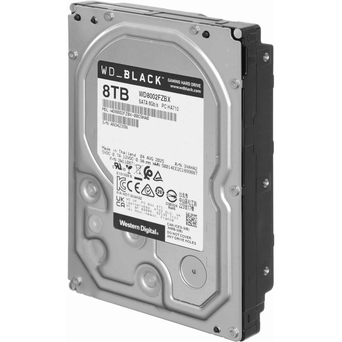 Жесткий диск WD SATA-III 8TB WD8002FZBX