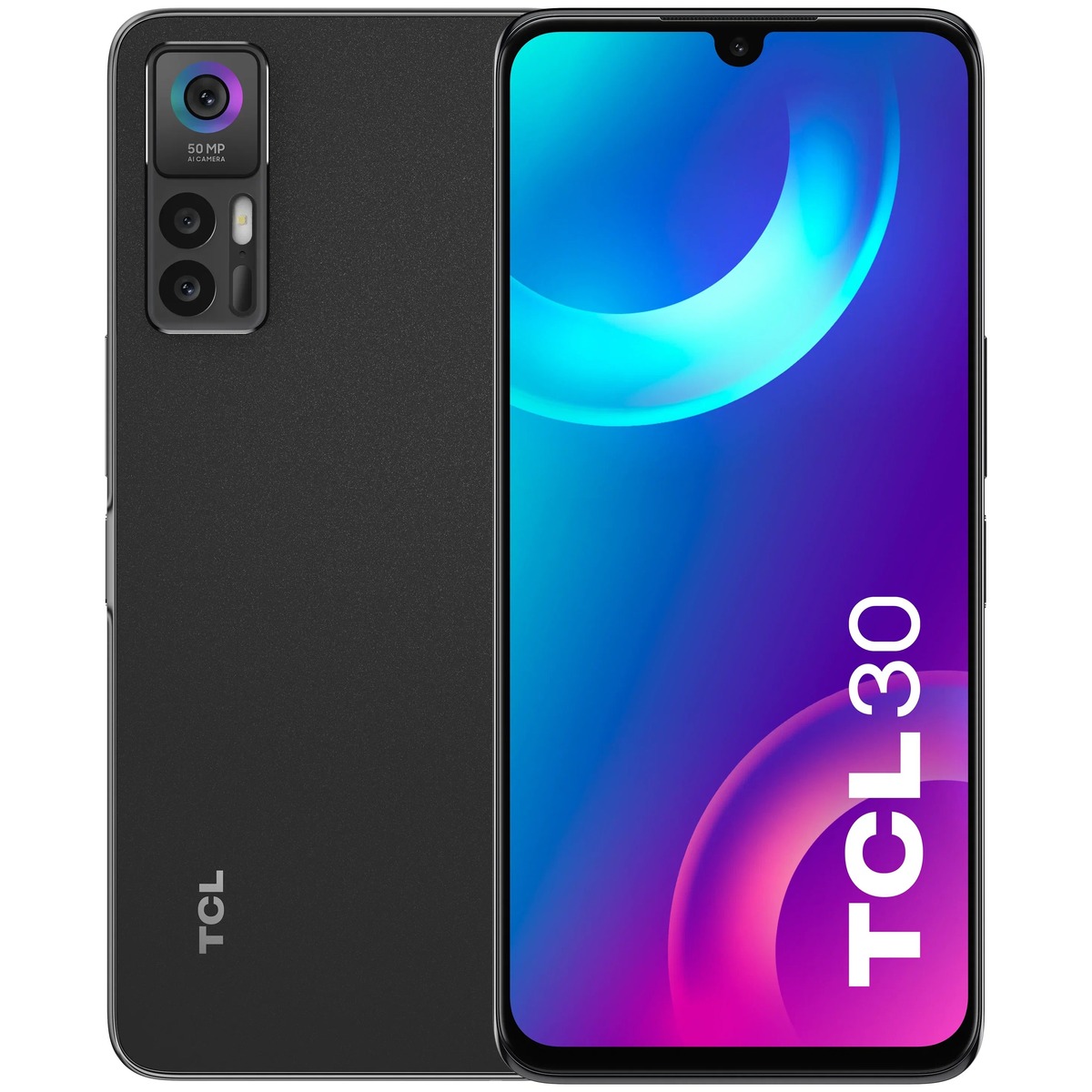 Смартфон TCL 30 4/64Gb (NFC) (Цвет: Tech Black)