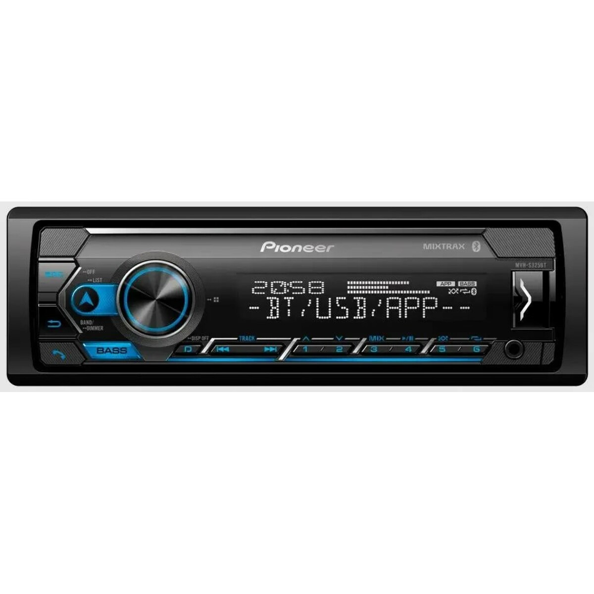 Автомагнитола Pioneer MVH-S325BT, черный