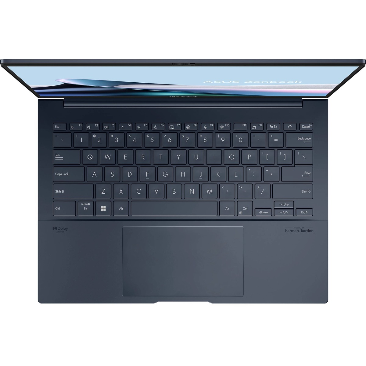 Ноутбук Asus Zenbook 14 UX3405MA-QD489 Core Ultra 5 125H 16Gb SSD1Tb Intel Arc 14 OLED FHD+ (1920x1200) noOS blue WiFi BT Cam Bag (90NB11R1-M00ST0)