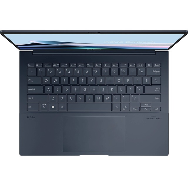 Ноутбук Asus Zenbook 14 UX3405MA-QD489 Core Ultra 5 125H 16Gb SSD1Tb Intel Arc 14 OLED FHD+ (1920x1200) noOS blue WiFi BT Cam Bag (90NB11R1-M00ST0)