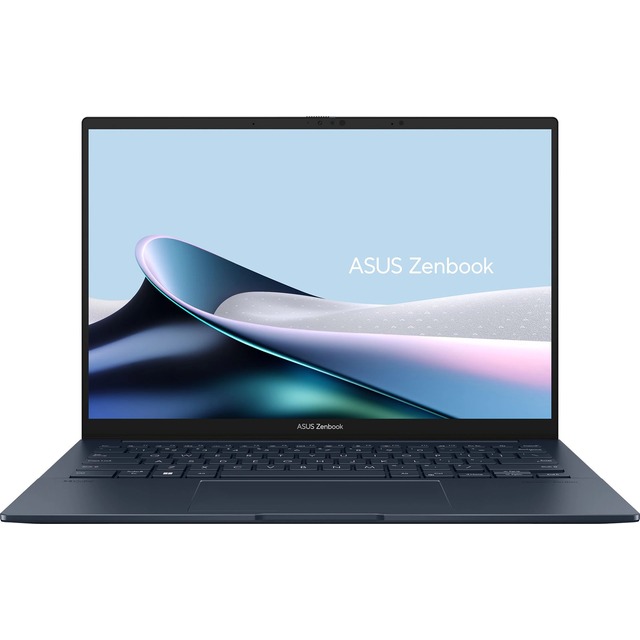 Ноутбук Asus Zenbook 14 UX3405MA-QD489 Core Ultra 5 125H 16Gb SSD1Tb Intel Arc 14 OLED FHD+ (1920x1200) noOS blue WiFi BT Cam Bag (90NB11R1-M00ST0)