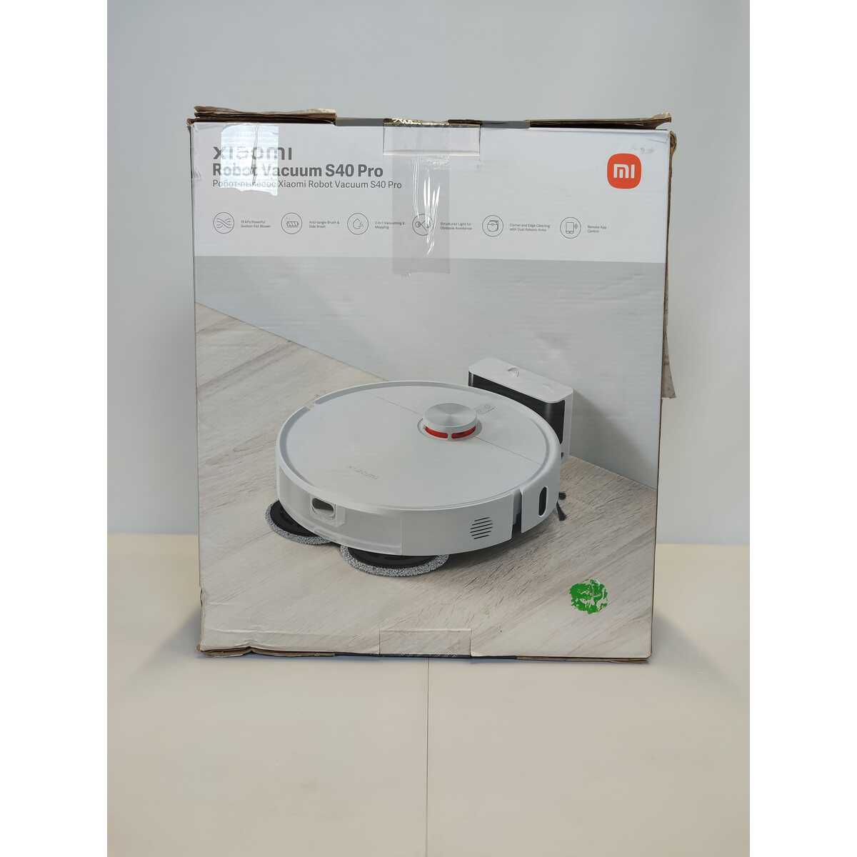 Робот-пылесос Xiaomi Robot Vacuum S40 Pro, белый
