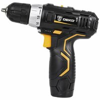 Дрель-шуруповерт Deko GCD12DU3, черный