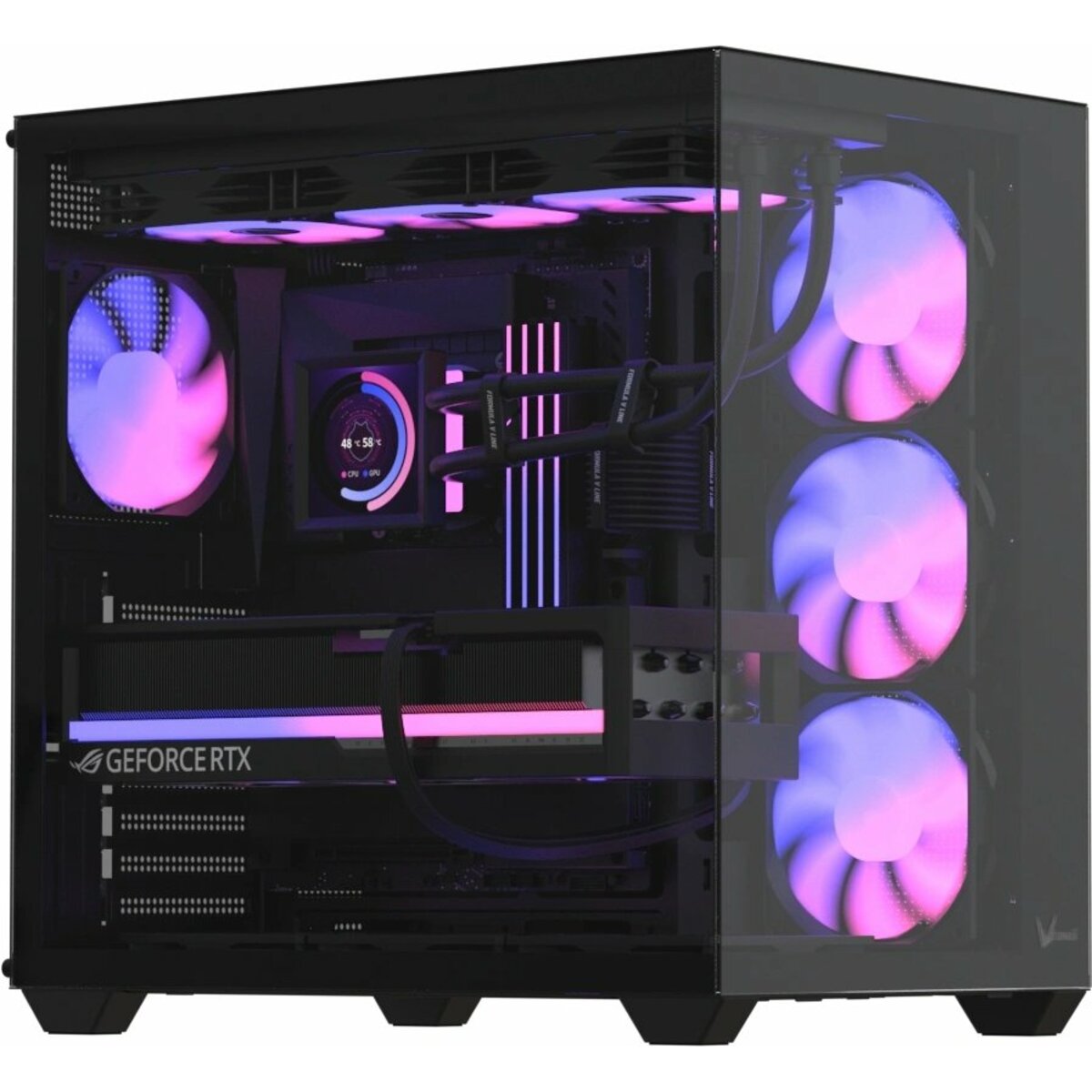 Корпус Formula Crystal Z2 v2, черный 
